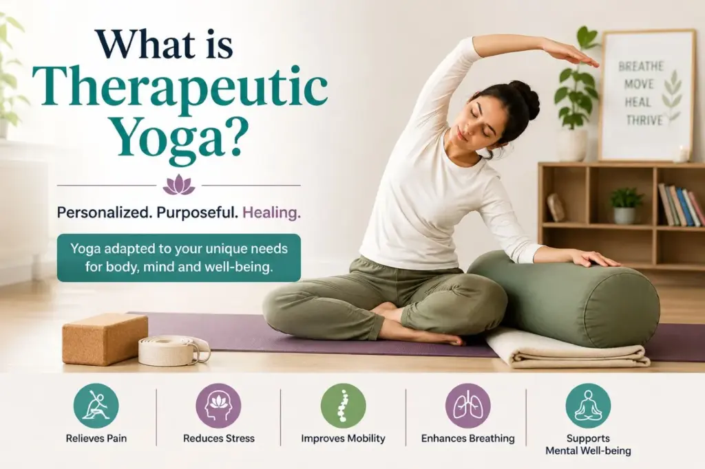 what is therapeutic yoga and how does it differ from regular yoga